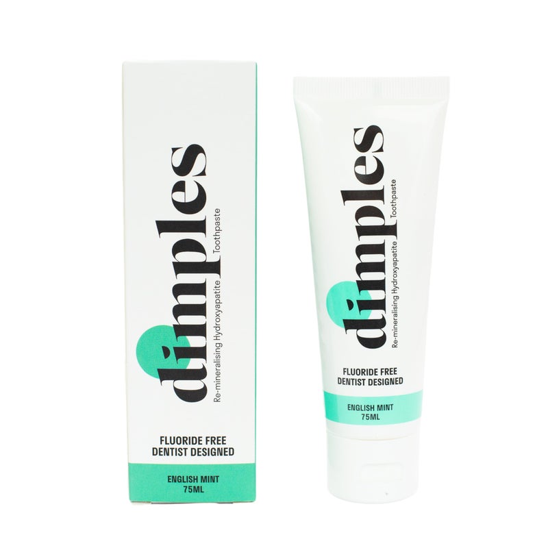 Dimples Fluoride Free Hydroxyapatite Toothpaste Mint 75ml
